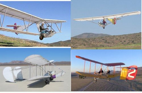 Ultralight glider  plans, 5 designs plus motorized versions.