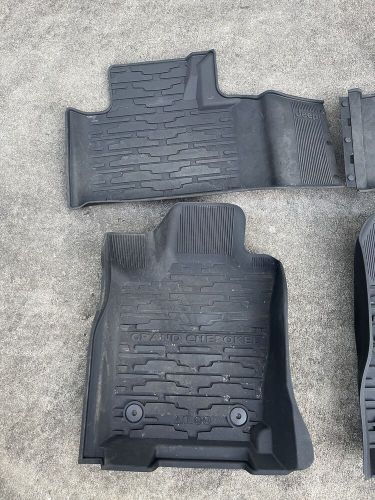 Used jeep grand cherokee all weather floor mats.