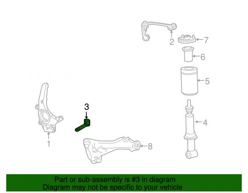 Genuine ford adjust cam 7l3z-3b236-a