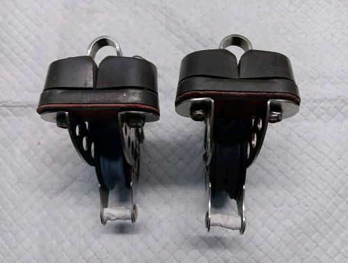 Prindle 16 cat sailboat set of both  jib blocks harken