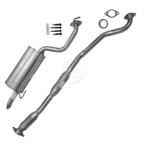 Cat back exhaust system muffler intermediate pipe for subaru legacy wagon 2.5l