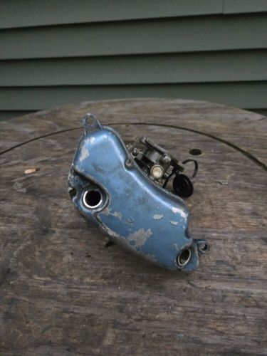 Vintage 1957 15020 evinrude fastwin 18hp outboard boat motor carburetor / carb