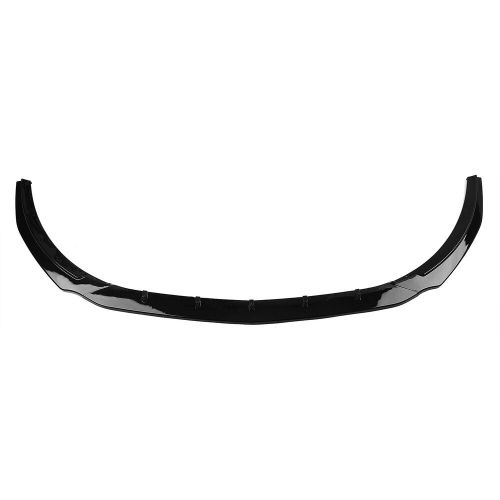 Front bumper splitter lip for benz w117 c117 cla180 cla45 amg 2017-19 2018 black