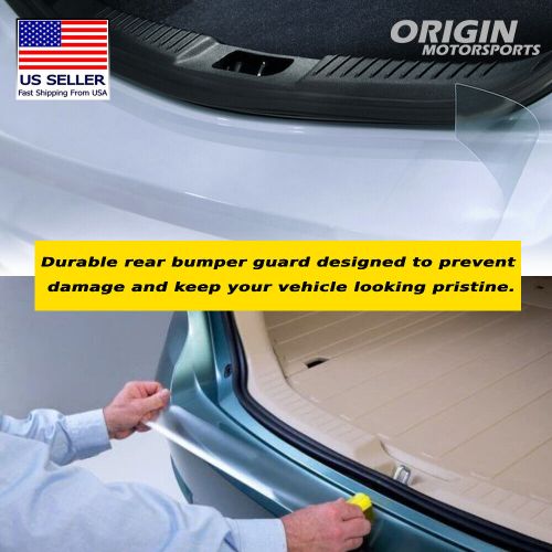 Precut rear clear bumper deck paint protection film ppf for 2021-2025 lexus ls