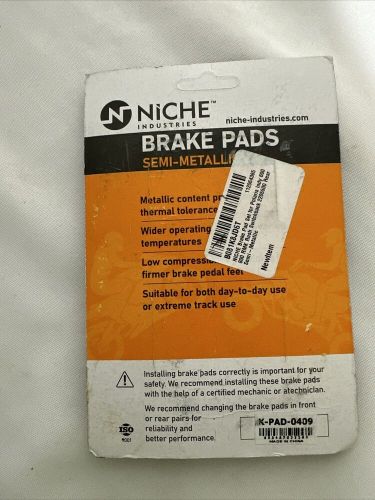 Niche brake pad set for polaris indy 600 800 rmk rush switchback 2205500 rear se