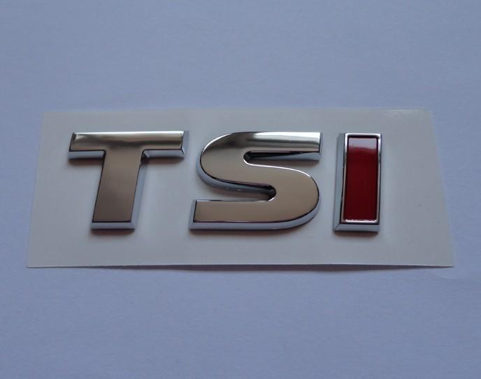 Oem logo decal tsi rear boot trunk badge for vw tiguan passat cc b7 jetta golf 