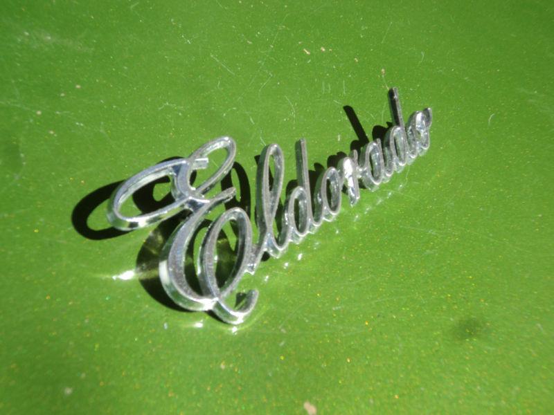 1972 72 73 74 75 76 cadillac eldorado trunk script emblem