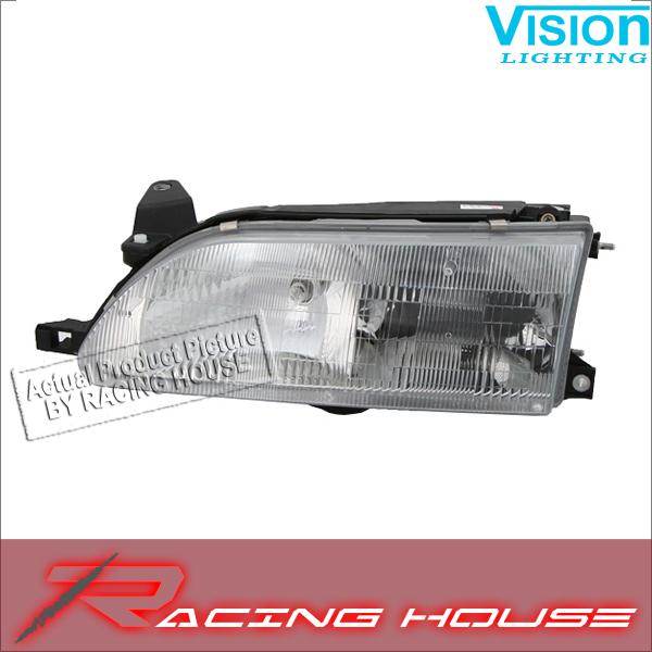 L/h headlight driver side lamp kit unit 1993-1997 toyota corolla dx le ce