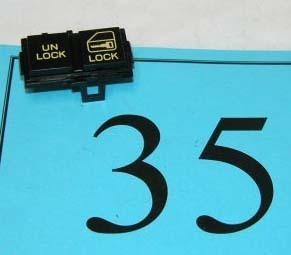 90-92 camaro yellow print passenger side power lock switch  nice