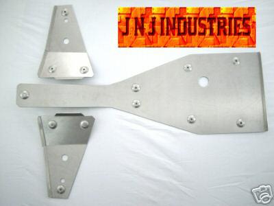 Yamaha raptor 700 700r frame & a-arm skid plate set atv