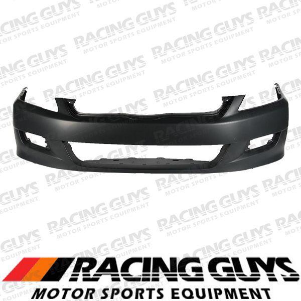 06-07 honda accord 2dr front bumper cover primed new facial plastic ho1000234