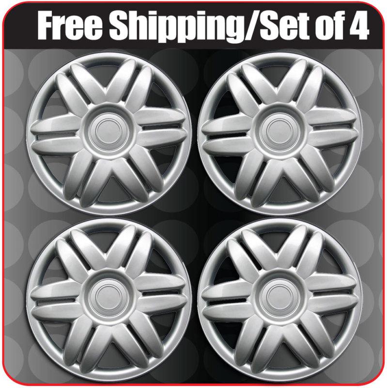 14" toyota camry oem replacement hub caps wheel cover 4pc covers silver lacquer