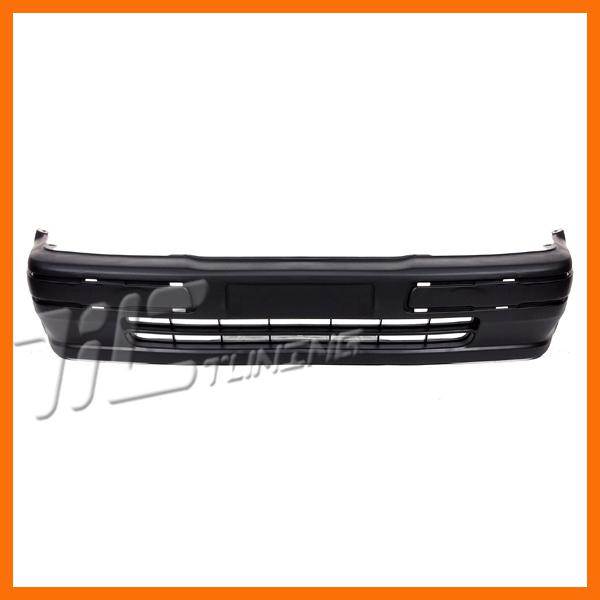 95-97 toyota tercel 2/4dr sedan bumper cover front non primed smooth plastic