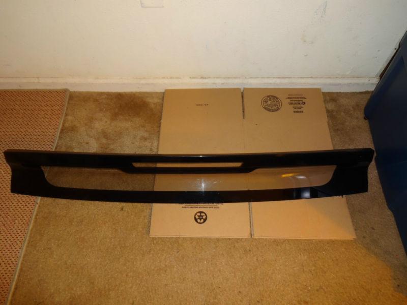 02 mercedes c230 c320 2dr coupe rear trunk lid spoiler glass plastic trim lip 03