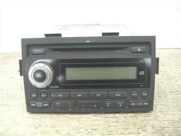 06 07 08 honda ridgeline cd single disc player radio