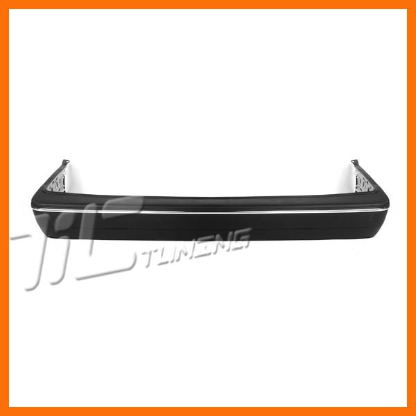 86-89 mazda 323 sedan rear bumper cover new ma1100103 primed w/chrome mldg strip