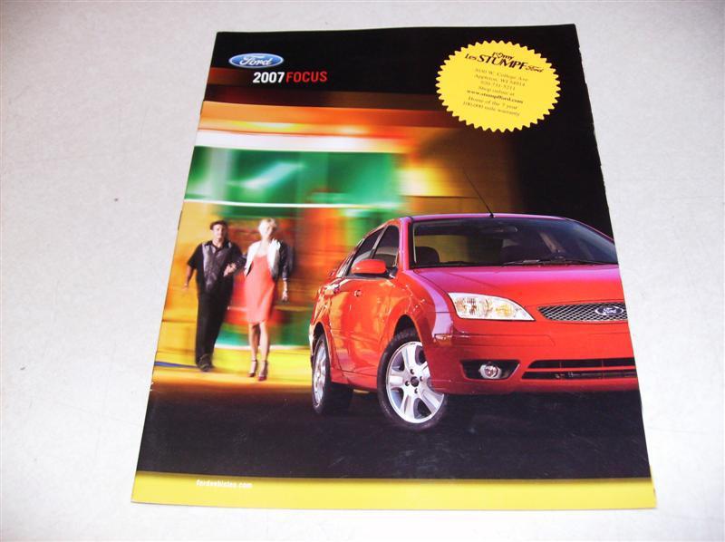 2007 ford focus original sales brochure