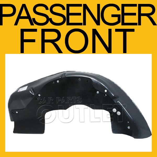 04-07 chevy colorado pickup fender liner z71 z85 sport splash shield plastic r/h