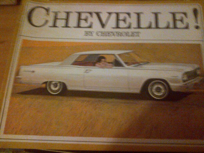 1964 chevy chevelle    brochure       -