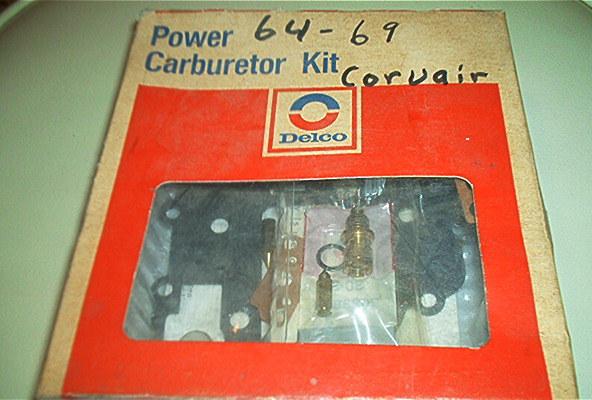 Nos delco power carburetor kit for 64-69 corvair