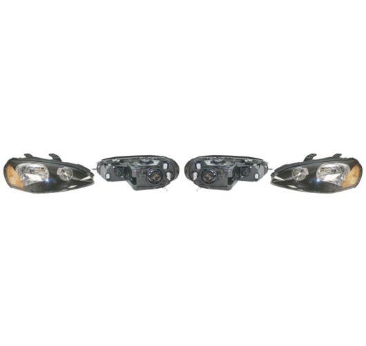 03-05 dodge stratus coupe headlights headlamps pair set left lh & right rh