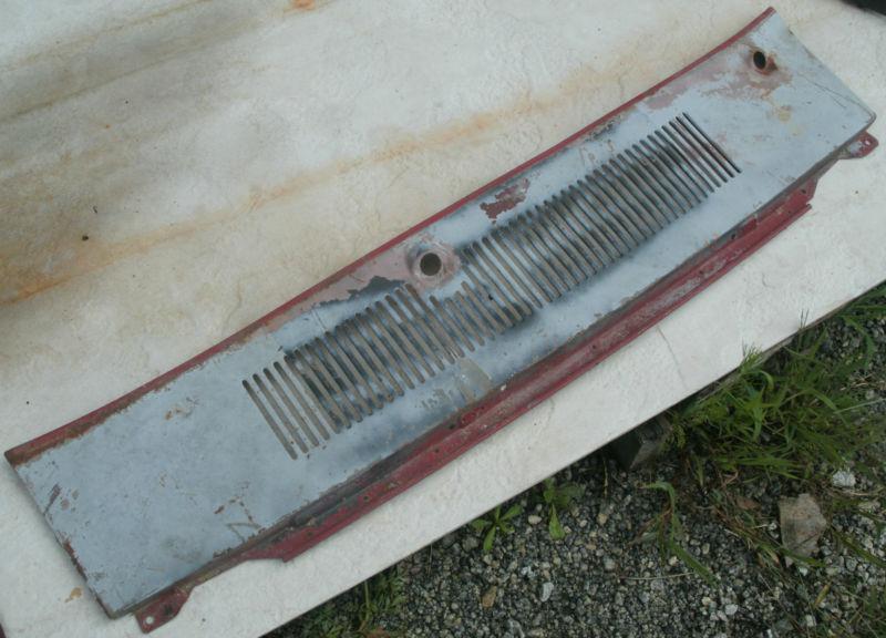 1969 69 70 ford mustang mercury cougar front cowl vent body panel grill oem 