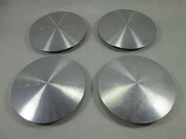 00 01 02 03 04 lesabre set of 4 center caps w/logo 16"