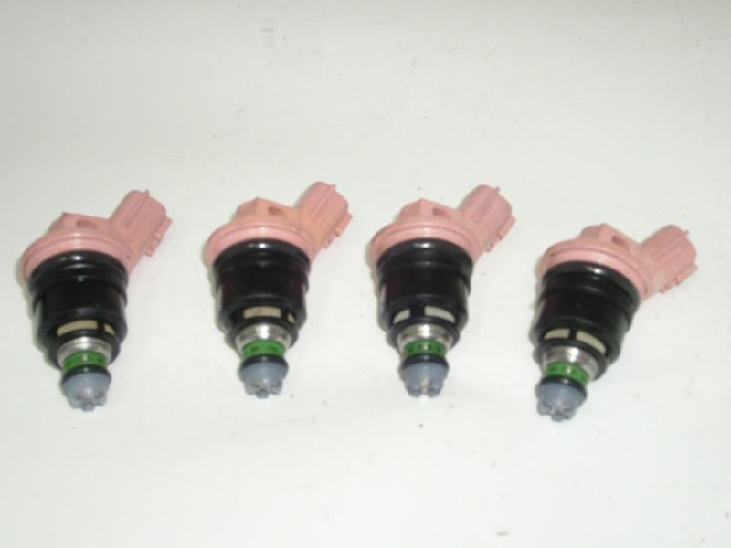 Nissan 200sx,240sx sr20det set of 4 440cc side feed fuel injectors 