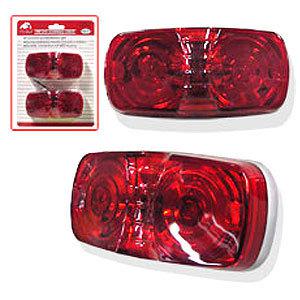 2pc clearance side marker light truck trailers red trucks rvs boat automotive