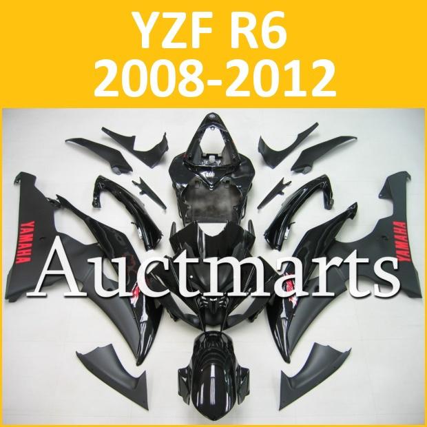 Fit yamaha yzf r6 08 09 10 11 12 yzfr6 2008 2009 2010 2011 2012 fairing i4 b02