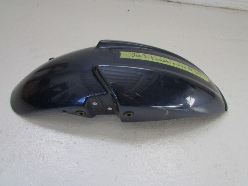 2003 ninja 500r 500ex front fender nose plastic o