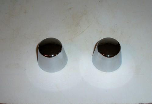 Harley kuryakin front axle nut covers 3/4"