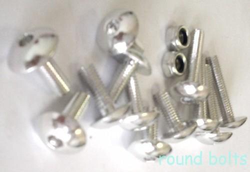 Motorcycle spike fairing bolts kit fit honda cbr 900rr 929rr 954rr rr silver