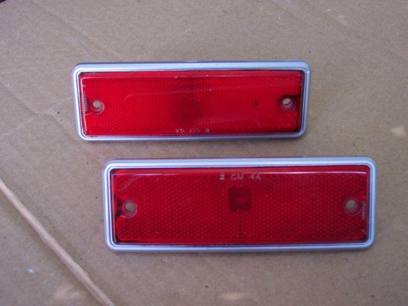 78 87 chevy el camino gmc caballero rear side marker lights polished no cracks