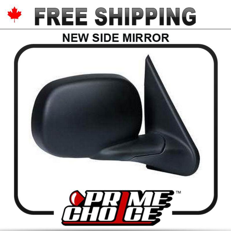 New manual passenger side view mirror f0r dodge ram trucks right door exterior