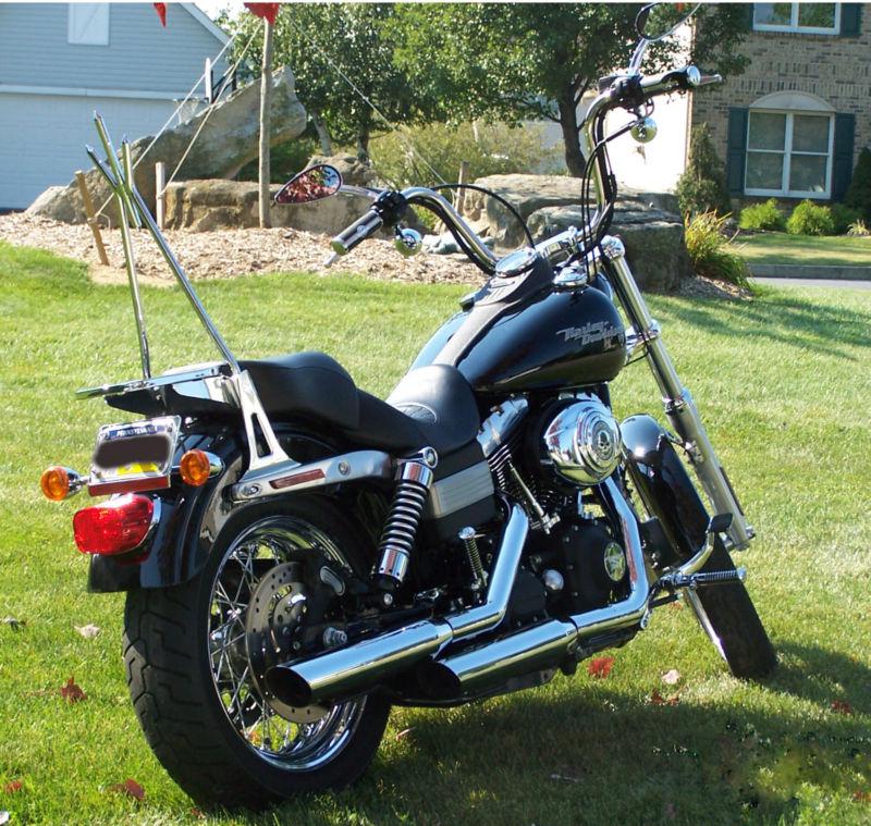 2006-2012 harley dyna 20" medieval hard core ginz sissy bar for hd sideplates