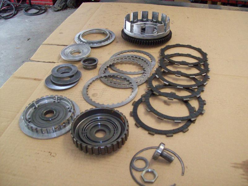 1983 honda vf750 - v45- complete clutch assembly - hub - disc's - ect