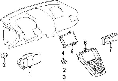 Gmc 13583308 genuine oem factory original heater control