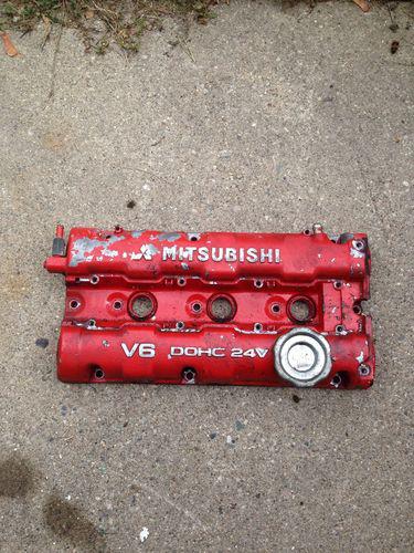 3000gt stealth front valve cover red 