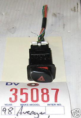 Dodge 98 avenger hazard switch emergency flashers 1998