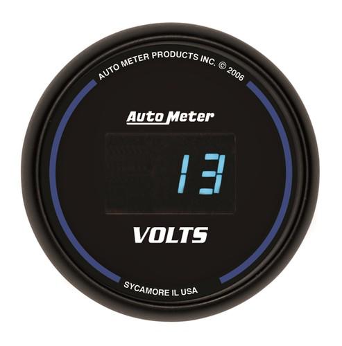 Auto meter 6993 cobalt; digital voltmeter gauge