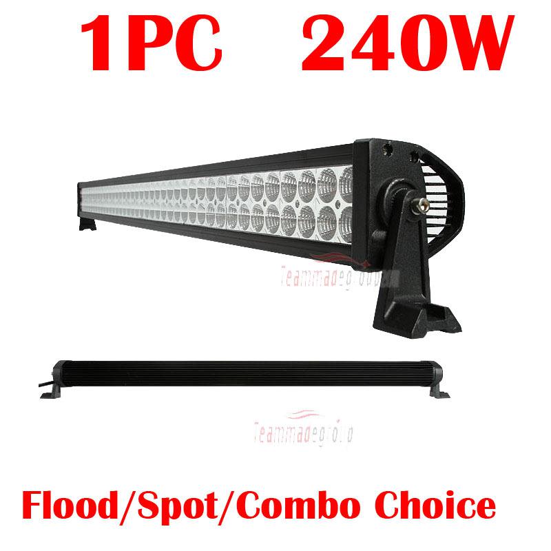 42" 240w 80 led work spot flood combo lamp light off road boat truck trailer 4wd