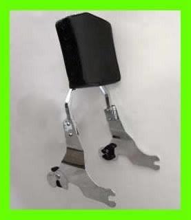 Harley davidson '04-up sportster sissy bar & backrest pad combo