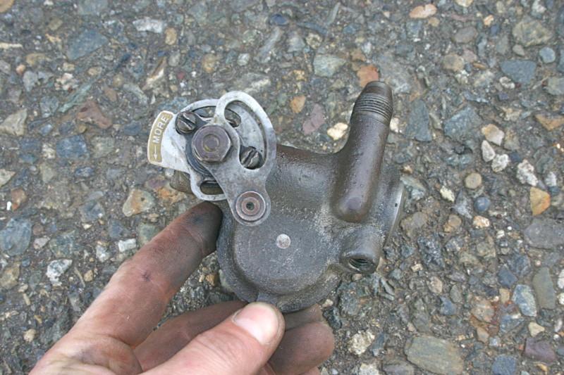 Oem harley flathead bt 1930 vc vl vld early cast oil pump absolutely perfect wow