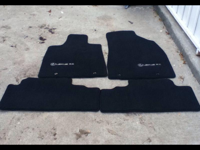 2010-2012 lexus rx350 black floor mats,genuine, oem, factory