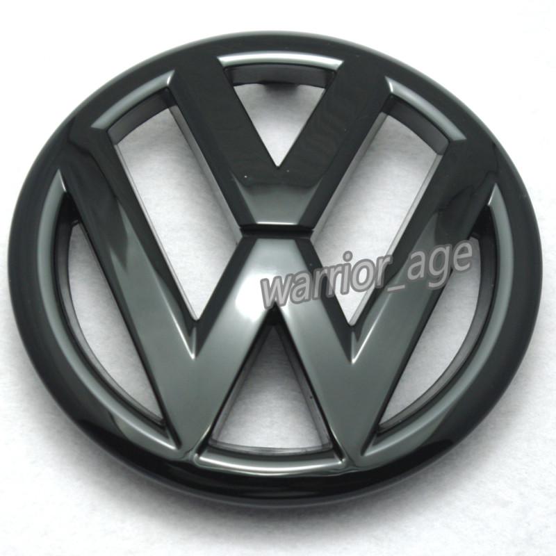 Front grille emblem badge logo for vw jetta mk6 2011-2013 glossy black