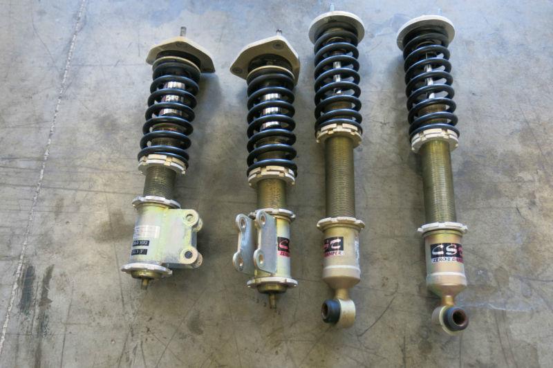 Jdm nissan silvia 240sx s13 cst zero-1 coilovers adjustable suspensions struts 