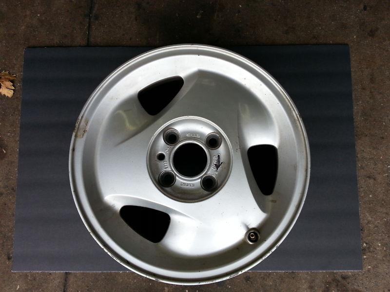 1993 1994 1995 saab 9000 15x6 4 lug,108mm directional right wheel rim #4004727 