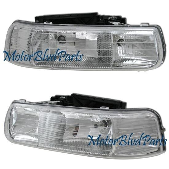 99-02 silverado 00-06 suburban tahoe headlight headlamp