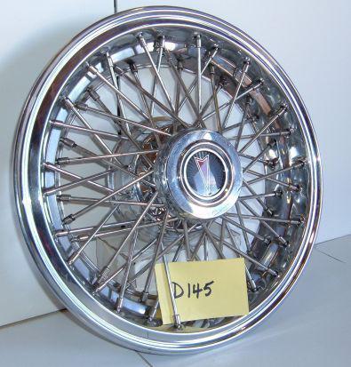 Pontiac bonneville 15" simulated wire wheel cover 89-90 nos #d145